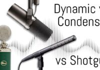 Dynamic vs Shotgun vs Condenser Microphones - Which One Should You Use?